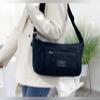 2025 New Fashion Messenger Bag Large-capacity Nylon Canvas Shoulder Bag Multi-compartment Lightweight Simple Crossbody Bag