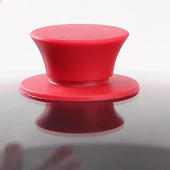 Pot Lid Knob Handle Universal Silicone Cookware Cover Knobs Casserole Kettle Cover Holding Handle Insulated Heat-Resistant Replacement Pot Cover Cap