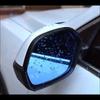 4 buc. Ochelari de ploaie pentru oglinda retrovizoare laterală auto, aspect fibră de carbon, protecție solară, protecție zăpadă, acoperire ecran intemperii, accesorii auto