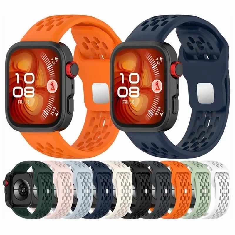 Soft Silicone Strap Sports Band for Huawei Watch Fit 4 / 4pro / Fit 3 Replacement Wristband