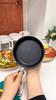 Frying Pan Professional Prevents Stick Stain Resistance Light Smoke Stainless Steel Omelet Pan for H