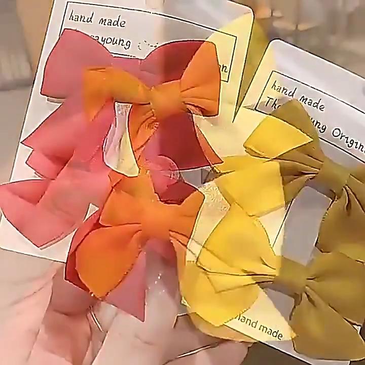 2pcs/set Retro Flroal Hair Clip for Kids Girl Vintage European Style Flower Hairpin for Toddler Girl Fashion Children's Headwear