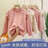 2-10Y Girls Flutter Sleeve T-Shirt Spring Autumn Blouse Floral Print Top Casual Tee for Toddler Kids