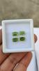 4 Pcs Natural Emerald Cut Peridot Gemstone: 4 Carat, 4 Pcs of 7x5 MM Loose Stone.