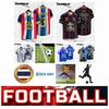 THAILAND Football Soccer V Neck Vintage Shirt National Elephant Logo Badge Map Unisex Men Women Training JERSEY Print Quick Dry Short Sleeve Uniform