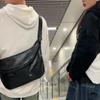 Men's Shoulder Bag PU Crossbody Bag Large Capacity Chest Bag