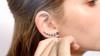 Black Awn Jewelry Engagement Drop Earrings for Women Boucles D'oreilles