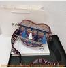 Bohemia Tassel Woven Small Shoulder Bag With Zipper Closure For Casual Day Use