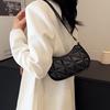 Fashion Female Underarm Shopping Bag Retro Casual Women Totes Shoulder Bags Female Leather Solid Color Handbag