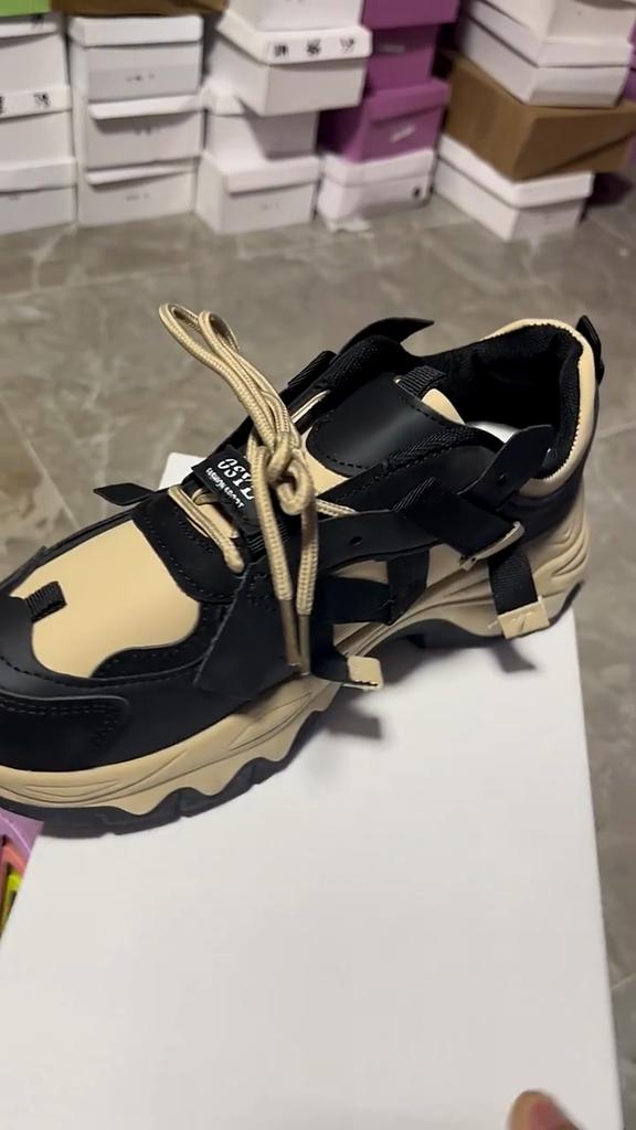 Viral Platform Chunky Sneakers Women 2025,Fashion Fall Go-With-Everything Sport Shoes