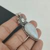 Natural Moonstone Gemstone Pendant 925 Sterling Silver- Handmade Design, Everyday Wear Jewelry, Unique Moonstone Pendant Father's Day Gift