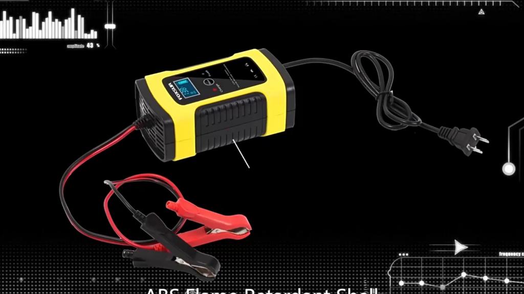12v 5a Motorcycle Car Pulse Repair Battery Charger With Lcd Display Battery Fully Intelligent Universal Repairable Lead Acid Charger