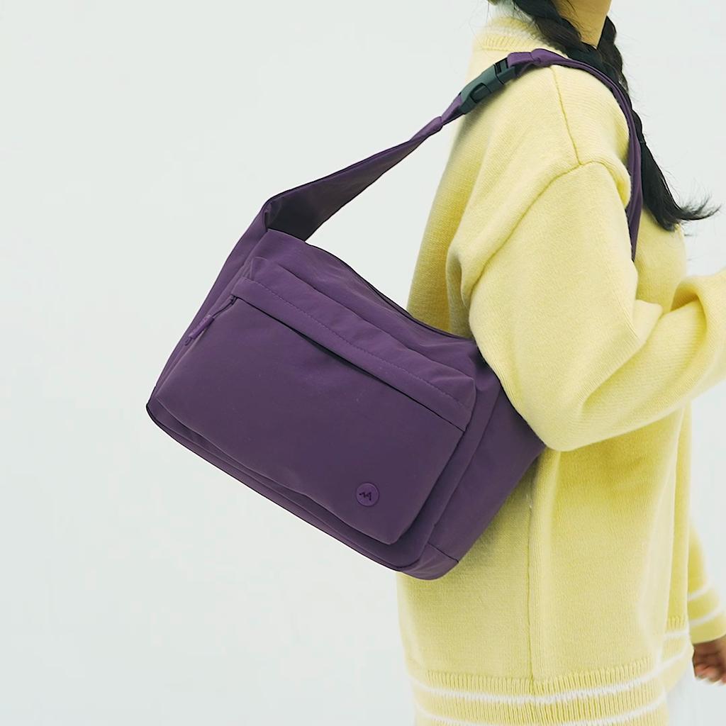 Women's Nylon Bag Commuter Shoulder Bag Large Capacity Travel Crossbody Bag