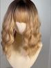 Short Pink Wigs for Women Short Wavy Light Pink Wigs with Bangs