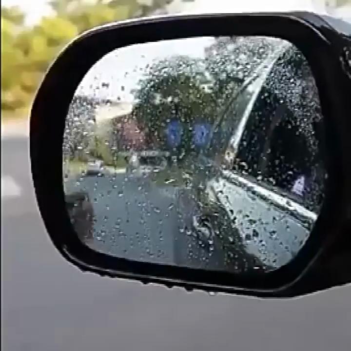 Premium Hydrophobic Car Mirror Film 175x200mm - Anti-Rain Anti-Fog Protection Set (2 PCS)