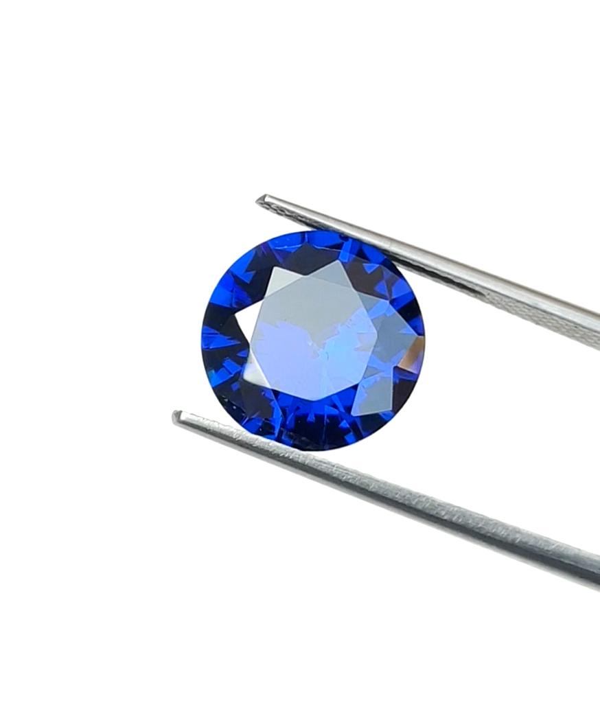 Bellissimo Anello Colorato Blocco D Misura Blu Zircone, Pietra Naturale Zircone Tagliata, Lotto di Zirconi Forma Ovale.