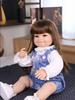 KEIUMI 55cm Reborn Girl Doll Full Silicone Vinyl Smiling Newborn Baby Doll toy Christmas Gifts Early Educational Playmate
