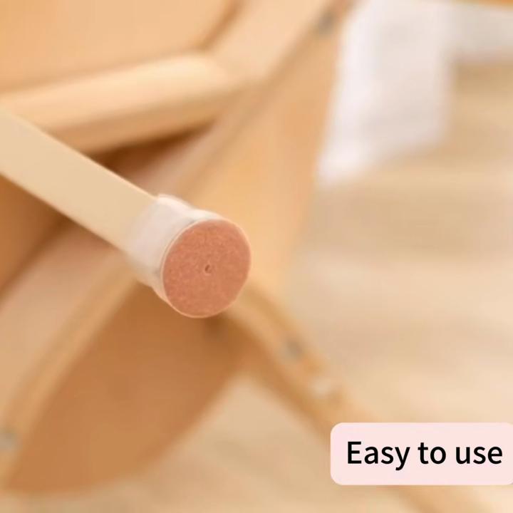 4/8/16 Pcs Round Chair Leg Protector Silicone, Chair Leg Pads, Furniture Leg Protector, Non Slip Reduce Noise Wrapped Felt Bottom