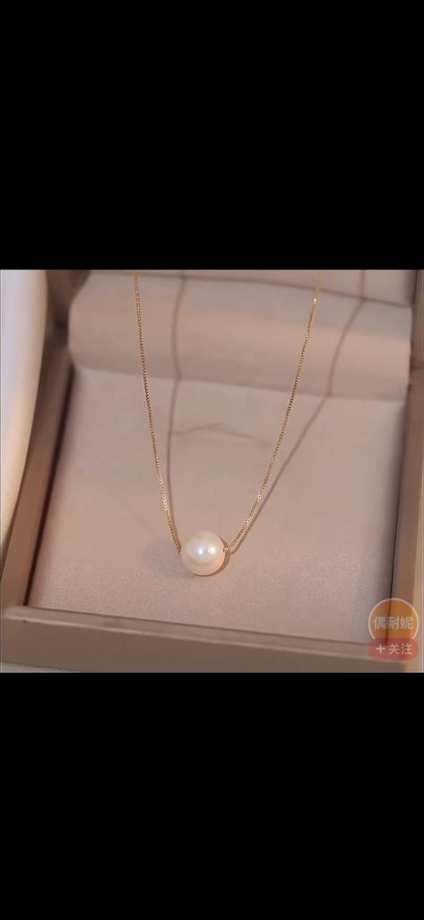 Simple Fashion Pearl Pendant Necklace Elegant Minimalist Pearl Jewelry for Women Girl Gift Accessories