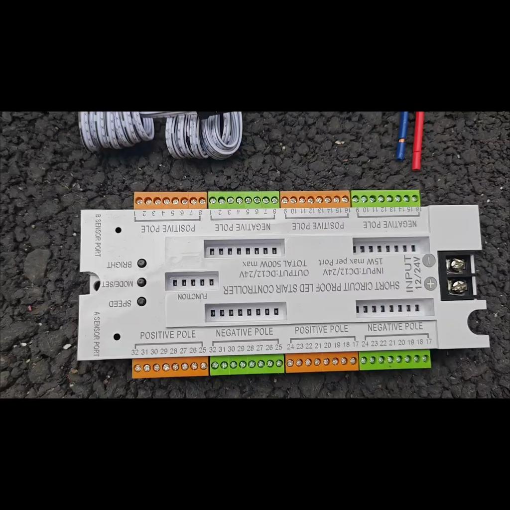 Oświetlenie schodowe LED Czujnik ruchu PIR Kontroler do automatycznych schodów drabinowych