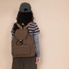 Vintage Check Backpack Commuter Lightweight Nylon Backpack