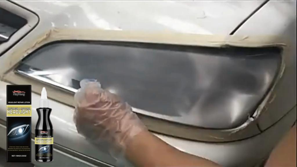 RAYHONG Automotive Headlight Care Cream Scratch Repair & Polishing Restorer for Car Headlights Gloss Enhancer 100g