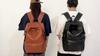 Backpack Male Student Schoolbag Waterproof PU Travel Backpack