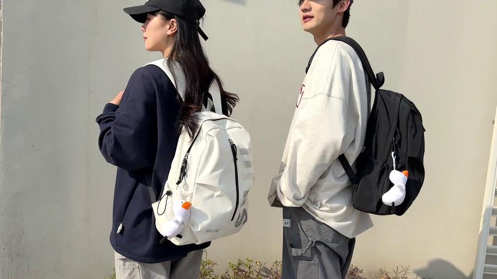 Backpack Lightweight Senior High School Student Schoolbag Unisex Travel Backpack