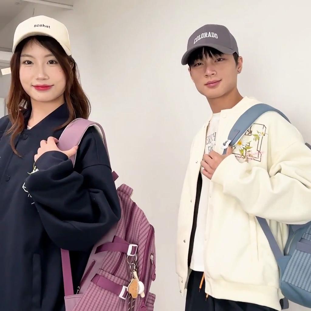 Campus Men's Backpack Middle School Students' Class Schoolbag Women's Large Capacity Backpack