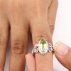 Peridot  Gemstone 925 Sterling Silver Jewelry Handmade Stylish Ring For Women PR-1-9