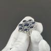 Blue Sapphire Gemstone Handmade 925 Sterling Silver Ring - Bohemian Jewelry Ring - Handmade Boho Jewelry for Women & Men, Wadding Gifts