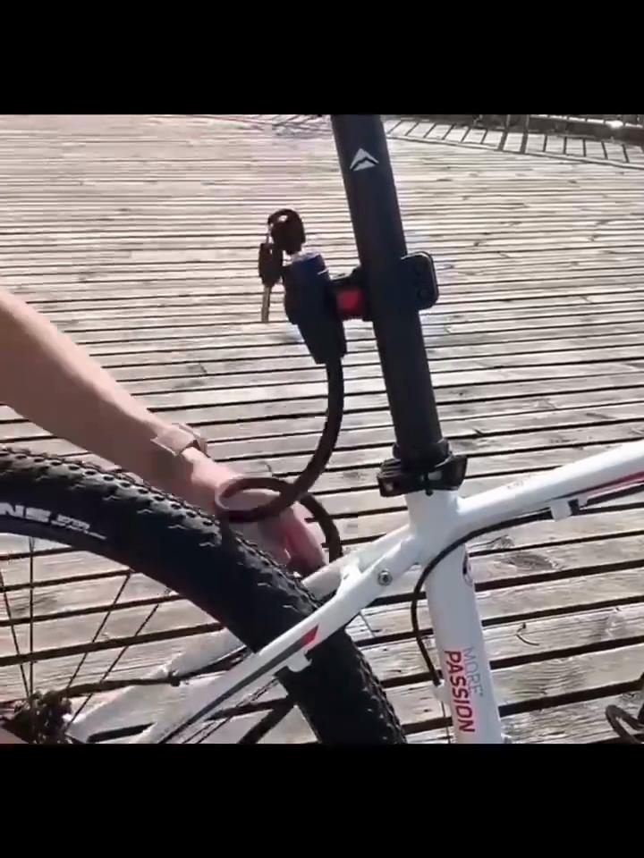 Heavy-Duty Stainless Steel Bike Lock Anti-Theft Chain for Mountain Electric Bicycles