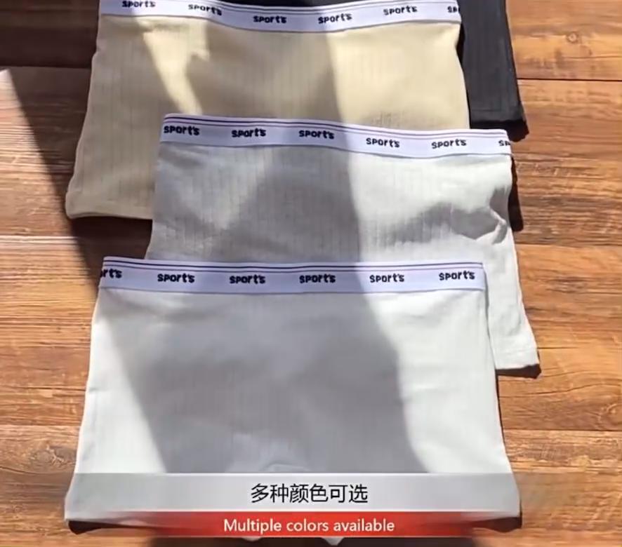 3PC Girl Underwear Cotton Children Panties Soft Kids Boxer Briefs Breathable Young Girl Panties Teenage Sport Panties 8-14 Years