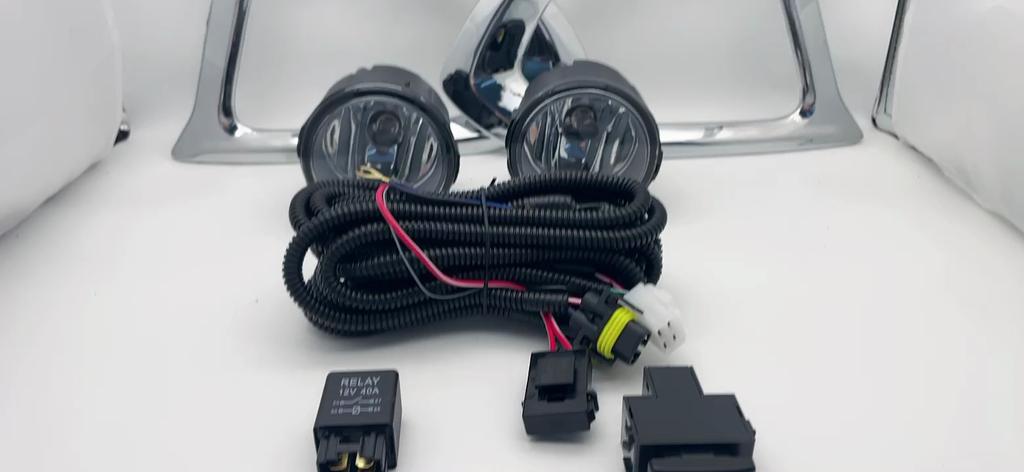 1 set Fog Lights Headlight For Nissan Patrol 2014 2015 2016 2017 2018 2019 Fog lights Car Fog Lamp Kit With Harness Bulb Switch