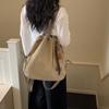 Tote Bag Women's Drawstring Backpack Large Capacity Lightweight Commuter Portable Shoulder Bag