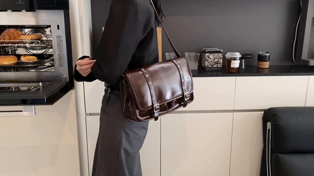 PU Leather Solid Color Crossbody Bags for Women 2024 Y2K Ladies Shoulder Bag Female Handbags and Purses Tote Bag
