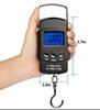 Digitální váhy Zátěž na zavazadla 50kg-10g LCD Mini přenosná kapesní rybářská váha Elektronická závěsná