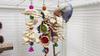 Practical Handmade Eco-friendly Bird Chew Toy Corn Rind Rattan Ball for Cockatiel