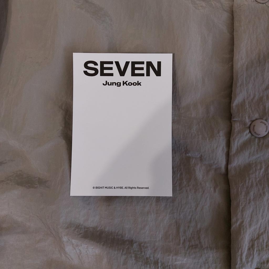 Jungkook Seven Merch | eBay