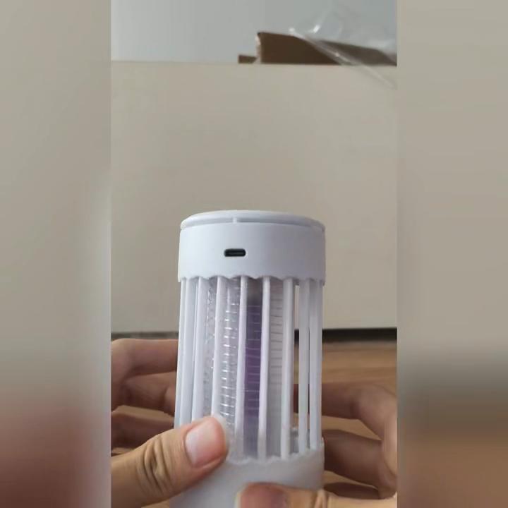 Portable UV Mosquito Killer Lamp Electric Bug Zapper USB Rechargeable Fly Swatter Insect Trap for Camping Summer