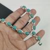 Natural Turquoise Gemstone Handmade 925 Sterling Silver Necklace, Turquoise Silver Necklace For Wife, Unisex Necklace, Anniversary  Gift