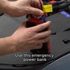 EAFC Car Jump Starter Portable Multi-Function Car Jump Starter, 12V Auto Portable Car Battery Starter Emergency Booster With The Toolbox