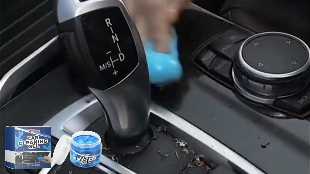 Rayhong Car Cleaning Gel, multi-functional soft gel for cleaning car interior gaps and air vents, 140g