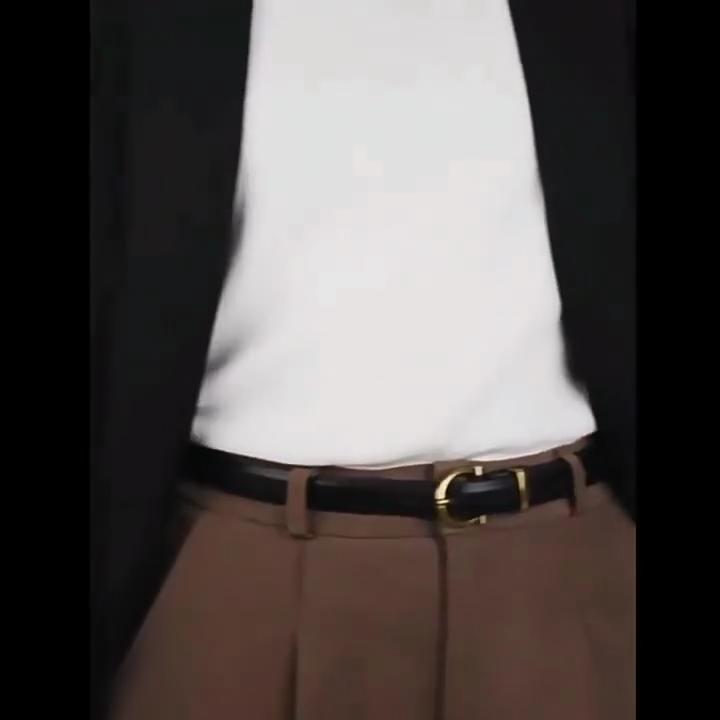 Women Belt PU Leather Female Fashion Metal Belt Buckle Waistband High Quality Trend Belt