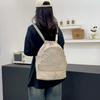 Drawstring Backpack with Dual Zipper Compartment Lightweight Casual Bag Unisex Gym Travel School Backpack