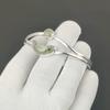 Prehnite Gemstone Handmade Cuff Bangle 925 Sterling Silver Cuff Bangle, Prehnite Bracelet For Wife , Unisex Bangle, Christmas Day Gift