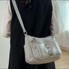 Women's Crossbody Bag Middle-Aged Mother Bag Soft Leather Shoulder Bag