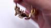 Labubu Themed Diy Bracelet Kit With Gold Alloy Beads For Youths And Creative Crafts