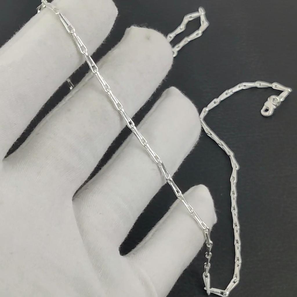 Paperclip Chain Silver Chain, 925 Sterling Silver Chain, Chain For Pendants, Silver Chain For Pendant, Silver Chain For Pendants