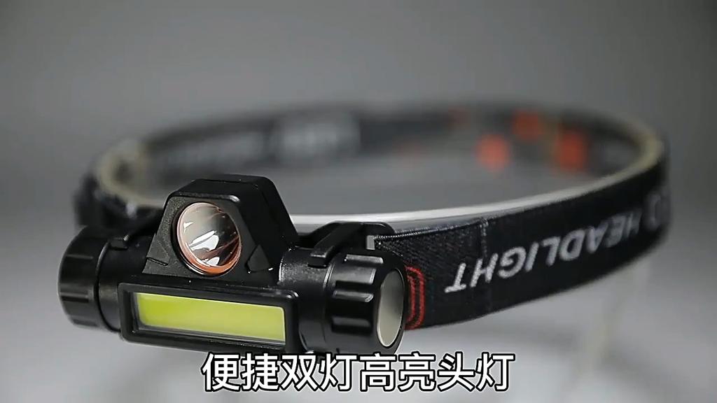 Outdoor Mini Rechargeable Portable Headlight with Strong, Lightweight, Adjustable and Magnetic Properties Suitable for Running, Camping and Fishing
